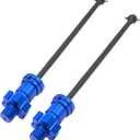 ShareGoo 2Pcs X-MAXX Drive Shaft Front Rear Drive Shaft Transmission Shaft #7750X Compatible with Traxxas X-Maxx 8S XMAXX 77086-4 1/5 RC Monster Truck (Blue)