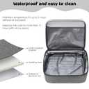OCKLILY Pump Bag for Spectra S1 S2, Wearable Breast Pump Bags with Ice Pack, Pumping Bag with Waterproof Mat for Pump Accessories, Insulated Bottle Bags for Work Travel and Family, Grey