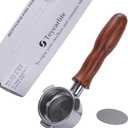 54mm Bottomless Portafilter for Breville Barista Express Pro Touch Bambino Infuser Espresso Accessorie produced with original porta filter as mold Not damage BES500's brewing head