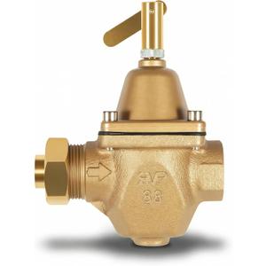 1/2" Bronze Water Pressure Regulator, Boiler Feed, 10-25 PSI Adjustable | High Capacity, Direct Replacement for Watts 1156F/B1156F/S1156F, Commercial Grade Hydronic Heating Valve