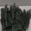 Hananona 50 Pcs Artificial Pine Branches Christmas Greenery Plants Pine Needles DIY Cedar Picks and Sprays Accessories for Christmas Garland Wreath Craft and Home Decor (50, Green)