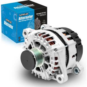 11710N Car Alternator Fit for Kia Optima 2.4L 14-15/Optima 2.0L 14-15/Sorento 12-14/for Hyundai Santa Fe Sport 2.4L 13-16/Santa Fe Sport 2.0L 13-16 Altinator, 150A 12V 6-Groove Pulley Auto Alternator