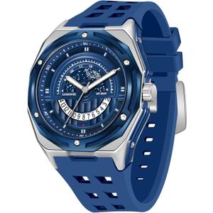COSSINIGE Mens Watches Waterproof Analog Sports Watch Business Casual Watches for Men Black Luxury Dress Work Watches