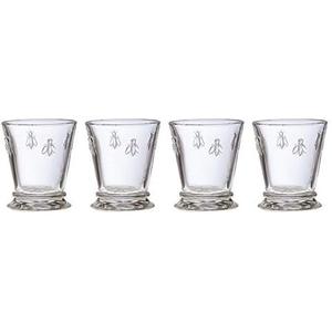 La Rochre French Bee Tumbler 10 Ounce, Set of 4