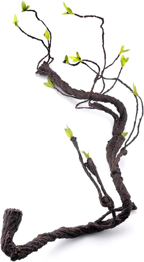 Jungle Branches Terrarium Plant for Bearded Dragon Snake for Habitat Deco