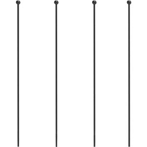 Dog Playpen Stakes, Accessories Replacing The Metal Posts of Pet Enclosures for Indoor Outdoor RV Puppy Medium Dogs Play Pens (28 inch, 4)