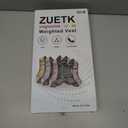 Weighted Vest, 6lb/8lb/12lb/16lb/20lb/25lb/30lb Weight Vest with Reflective Stripe, Weighted Vest for Men Women Workout Equipment for Strength Training, Running, Jogging, Fitness, Weight Loss (PU-Gold)