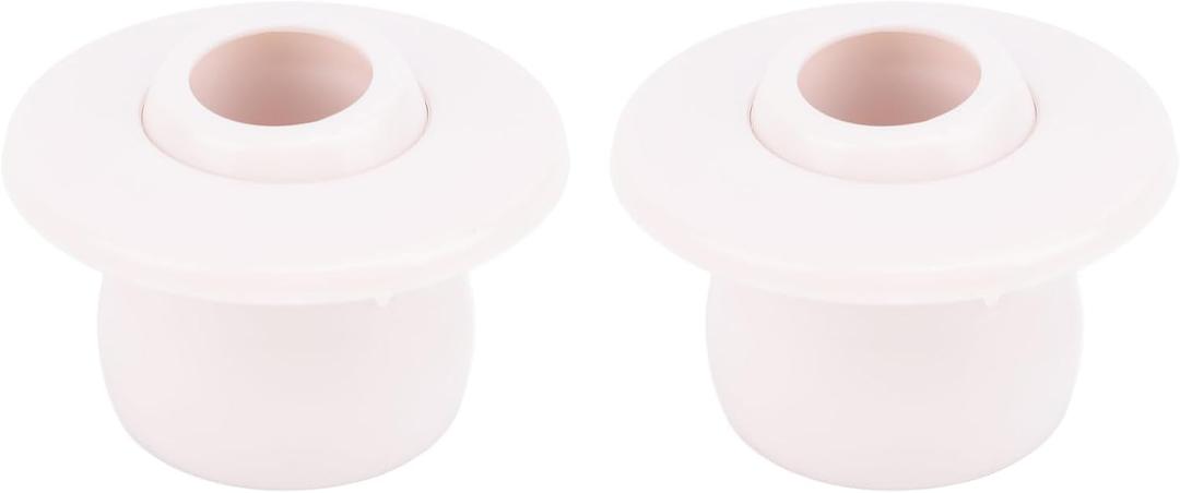 Tyenaza 2Pcs Spa Jet Fitting 20mm Push in Diameter Enhanced Comfort PVC Pool Hot Tub Eyeball Jet Nozzle Fitting for 40mm Pipe