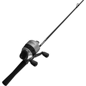 Zebco 33 Spincast Reel and Fishing Rod Combo, 6-Foot 2-Piece Fiberglass Rod with EVA Handle, Quickset Anti-Reverse Fishing Reel with Bite Alert, 60