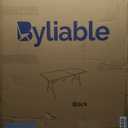 Folding Table 6ft Portable Heavy Duty Plastic Fold-in-Half Utility Foldable Table Plastic Dining Indoor Outdoor for Camping, Picnic and Party, White