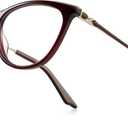 Cat Eye Reading Glasses for Women Blue Light Blocking Readers- Acetate Frame Spring Hinge