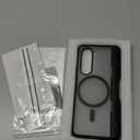 MOBOSI Magnetic for Z Fold 5 Case with HD Screen Protector, Compatible with Magsafe, Full-Body Slim Coverage Hinge Protection, Shockproof Phone Cover for Samsung Galaxy Z Fold5, Black