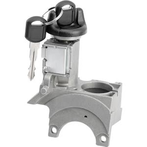 Ignition Lock Cylinder Switch & Lock Cylinder Housing, Compatible With 1998-2002 1500/2500/3500 Suburban, Chevy Express, Tahoe, GMC Savana, Yukon, Cadillac Escalade, Replaces# 924-893, 924-720
