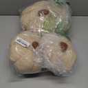 3 Pieces Stuffed Pumpkin Pillow Fluffy Plush 3D Pumpkin