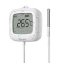 SONOFF SNZB-02LD Zigbee Waterproof Temperature Sensor with 1.5M Stainless Steel Probe, LCD Display, -40~115C Range, APP Monitoring, Magnetic Mount, Works with Zigbee Hub