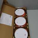 Kidde Smoke Detector, 10-Year Battery Powered, with LED Status Lights, 85 dB Alarm, 5-inches, 3-Pack