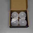 Hansang G25 LED Bathroom Light Bulbs, E26 Base 4000K Natural Daylight Vanity Mirror Light Globe Bulbs Uniform Lighting, High CRI Makeup Mirror Light Bulbs Not-Dimmable 4 Pack