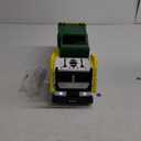 JOYIN Large Friction Powered Garbage Truck Toy Set, Includes Dumpster, Trash Bins, and Learning Cards for Kids, Boy Toys Birthday Gift for Boys Girls Kids Toddler Gift for Christmas (Green)