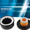Air Compressor Muffler Noise Reducer 3/4 Inch 25mm Plastic Round Intake Muffler 80mm