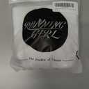 RUNNING GIRL High Impact Sports Bras for Women, High Support Running Strappy Women's Sports Bra with Sewn in Pads (White, M)