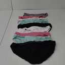 Hanes Women's Hi-Cut Cotton Underwear M 6 Pack (Black, Pink, Mint, White, Floral)