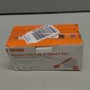 U-Taste Measuring Cups and Spoons: Food Grade 18/ 8 Stainless Steel Metal Measure Cups and Spoons Set of 10, Upgraded Thickness Handle (Midnight Blue)