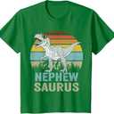 Nephewsaurus T Rex Nephew Saurus Family Matching Dinosaur T-Shirt  Size 3T