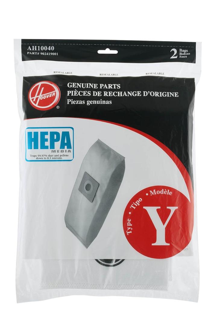 Hoover Type Y HEPA Bag, 2 Count