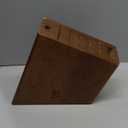 Shun Angled Knife Block, 8 Slot Wooden Knife Holder, Made from Genuine Dark-Stained Wood, Kitchen Storage for Professional and Home Chefs