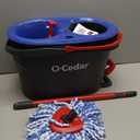 O-Cedar RinseClean Spin Mop & Bucket System + 1 Extra Mop Head | Clean with Clean Water | Removes 99% of Bacteria