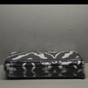 OLANLY Outdoor Rug 9x12 ft Waterproof, Outdoor Plastic Straw Rug with Geometric Pattern Clearance, Reversible RV Mat for Patio, Camping, Balcony, Deck, Backyard, Black & White