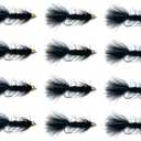 Feeder Creek Fly Fishing Flies | 12pc Woolly Bugger | Trout Flies | Bass Flies | Flies for Fly Fishing | Streamer Flies | Fly Fishing Assortment