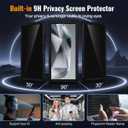 Privacy Case for Samsung Galaxy S26 Ultra,Compatible MagSafe,Galaxy S26 Ultra Magnetic Cover Built-in Privacy Screen Protector and Camera Protector,Full Body Case for Samsung S26 Ultra,Black