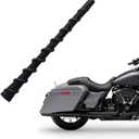 Jamcar Short Motorcycle Antenna for Harley Davidson Accessories Tour Electra Road Street Glide Trike Ultra Classic CVO 1989-2026, 7" Rubber Antenna Replacement for Reception