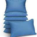Kigley 6 Pack Mini Kids Pillows Bulk Small Toddler Pillows 14"x9" Children Soft Travel Nap Pillow for Daycare School Nap Time Pet Neck Lumbar