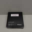 CD Player Portable with Speakers - Rechargeable Personal CD Player for Car and Home, Small Fabric Music Player with Backlit Display, Anti-Skip, AUX/USB Port - Ideal for Audiobooks & Gifts (Black)