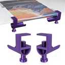 Diamond Painting Canvas Roll Holder,Adjustable Diamond Painting Canvas Table Clamp for Diamond Painting,Accessories and Tools for DIY Diamond-Painters,2 Pack(Purple)
