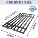 WALMANN 2 Pack Heavy Duty Wall Shelves, 2 ft x 4 ft Wall-Mounted Garage Storage Shelf, Floating Shelf, Hold 400 lbs/Shelf