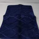 OLANLY Thick Memory Foam Bath Mat Rug 30x20, Extra Soft Absorbent Bathroom Rug, Quick Dry Bath Mats, Non-Slip, Machine Washable Carpet for Bathroom, Tub and Shower, Home Decor Accessories, Navy