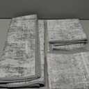 MINIDEAR 2x3 Area Rugs for Entryway, Kitchen Rug Washable Rugs Small Rugs for Bedroom Non Slip Modern Rug Carpet Mat for Home, Gray (Grey)