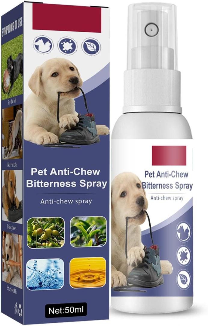 Cat Spray Deterrent for Stop Chewing, NO Chew Spray for Dogs Protect The Safety of Furniture and Your Belongings, Anti Bite Training Aid