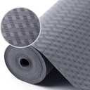 StaHom Shelf Liners for Kitchen Cabinets Refrigerator Liners Waterproof & OilProof Kitchen Cupboard Liner Plastic Drawer Mats EVA Material Non Adhesive Fridge Liner for Shelves Gray 11.8 x 59 Inch