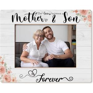 Mom Picture Frame 5x7, Mother Photo Frame, Mom Gift from Son, Mommy Gifts, Unique Mother Gifts