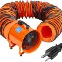 EcoExplorer Industrial-Grade 16" 2-Speed Blower Fan  3500 CFM High Velocity Exhaust System 32.8ft Duct Hose | 3500 RPM Low Noise for Large Workshops, Garages & Tight Spaces