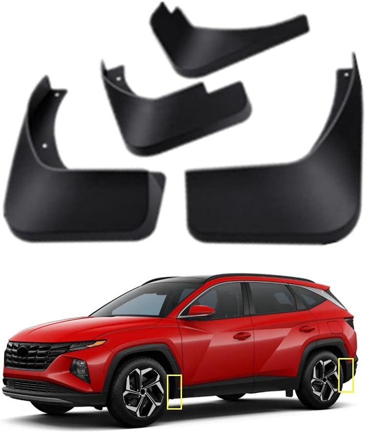Mud Flaps Kit for 2024 Hyundai Tucson 2022 2023 Mud Splash Guard Fender Front and Rear 4-PC Set