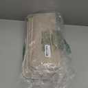 Kntiwiwo Small Fabric Storage Bins, 15x6x5 inch Narrow Storage Baskets 4-Pack Long Storage Basket for Organizing with Handles, Decorative Basket for Closets, Shelves, Toilet Paper, Beige