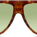 Retro Aviator Sunglasses for Women Men Trendy 70s Vintage Plastic Square Eyewear Tinted Lenses Sunnies