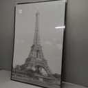 upsimples 24x36 Poster Frame Black 3 Pack, Scratch-Proof Picture Frames 24 x 36 for Photo Gallery - Slide-In Strips, Horizontal or Vertical Wall Mounting