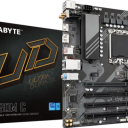 GIGABYTE B760M C (LGA 1700/ Intel/ B760/ Micro ATX/ DDR5/ M.2/ PCIe 4.0/ USB 3.2 Gen 2 Type-C/Realtek Wi-Fi 1GbE LAN/Q-Flash Plus/PCIe EZ-Latch/Motherboard)