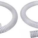 Sealproof 1.25 x 59 Inch Pool Filter Pump Connection Hose for 1-1/4 (32mm) Intex Systems and Above Ground Pools, Premium Quality Kinkproof PVC, Made in USA | Includes 4 Hose Clamps, 1 Pack